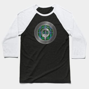 Clan Forsyth Crest & Tartan Knot Baseball T-Shirt